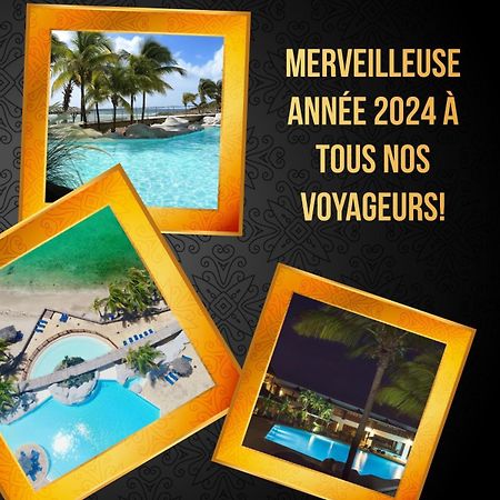 Romantique Et Joli Appartement Au Bord De La Mer, Piscine Surveillee Et Belle Plage A 50M แซงต์-ฟรองซัวส์ ภายนอก รูปภาพ