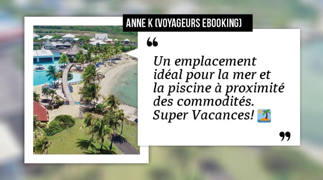 Romantique Et Bel Appartement En Bord De La Mer, Piscine Surveillee Et Belle Plage A 50M แซงต์-ฟรองซัวส์ ภายนอก รูปภาพ